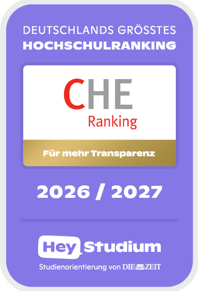 Das Siegel des Hochschulrankings CHE. 