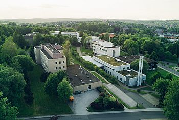 Eine Luftaufnahme des Campus der TU Clausthal