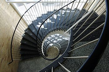 Spiralförmige Treppe