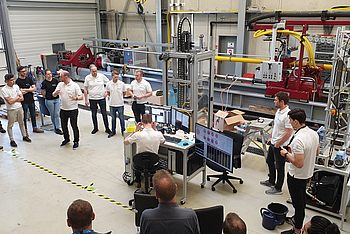 TU Clausthaler Team bei Drillbotics