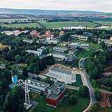 Luftaufnahme des Campus der TU Clausthal