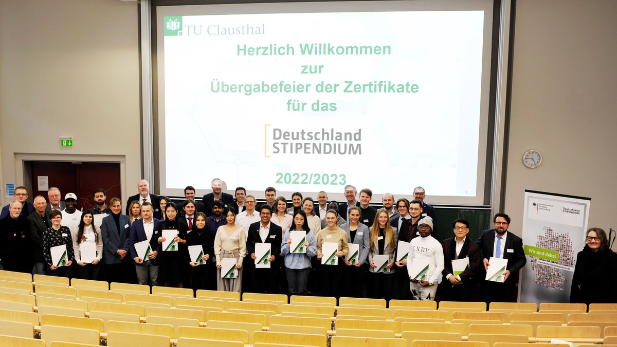 28 Germany Scholarships awarded at TU Clausthal