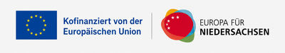 Zwei Logos nebeneinander.
