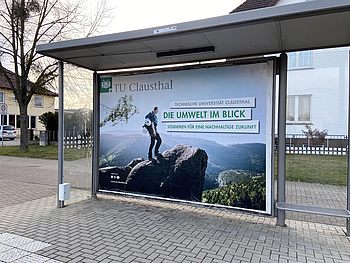 Ein Plakat über die TU Clausthal 